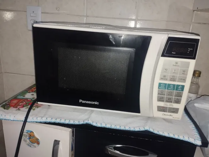 Microondas com defeito 