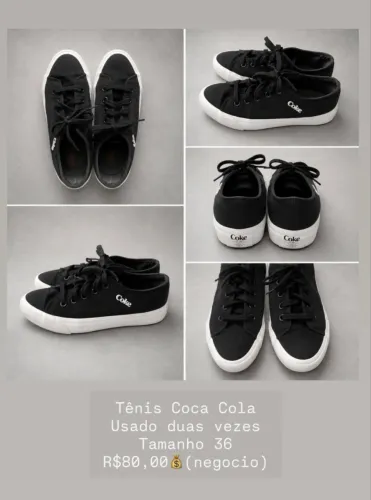 Tênis Coca-cola (unissex)