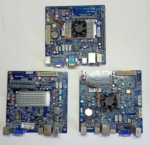 Combo de três placas de desktop mini Atx 