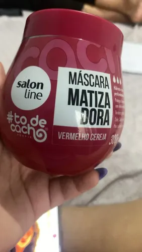 MASCARA MATIZADORA SALON LINE *VERMELHO CEREJA*