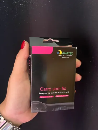 Receptor De Música Sem Fio Via Bluetooth Para Carro