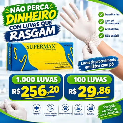 Luvas de procedimento Supermax