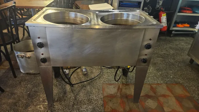 FRITADEIRA DUPLA INOX ALTO RENDIMENTO