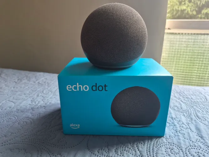 Amazon Echo Dot 5ª Geração Alexa Original (Preta)