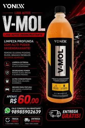 Vmol shampoo concentrado da Vonix 