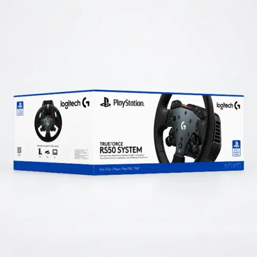 Volante Logitech G RS50 941-000265 para PS5 / PS4 / PC - Preto