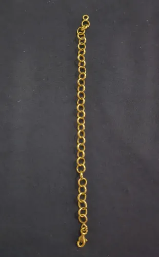 Pulseira de ouro elo português 6.3g.