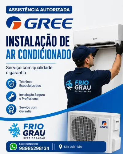 Assistencia autorizada Instalação e manutenção Gree