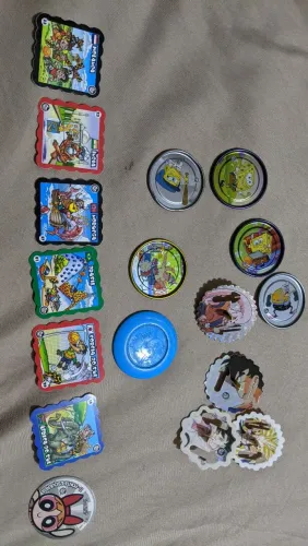 Tazo misturado - copa - cadê - dragon ball z - bob esponja