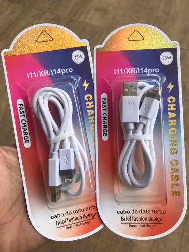 Cabo USB para iPhone, IOS!! Queima de estoque 8,99 a unidade....
