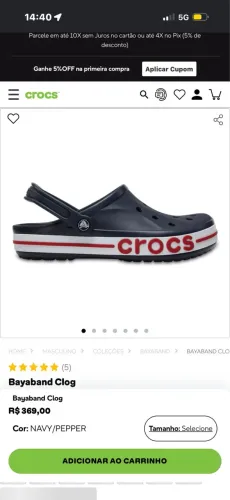 CROCS tamanho 36