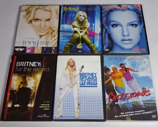 DVD Britney Spears 6 Titulos Original