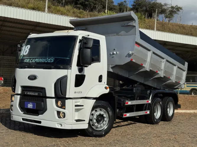 CAMINHÃO FORD CARGO 2423 TRUCADO NA CAÇAMBA EXTRA!!!