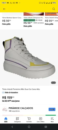 Vende tênis infantil 