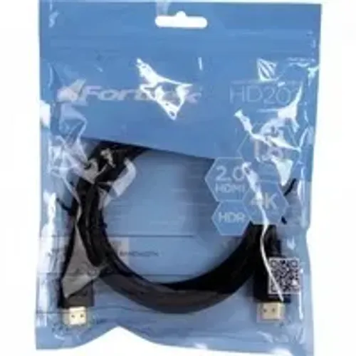 CABO HDMI(MACHO) X HDMI(MACHO) 2.0 4K 3D 1.8M FORTREK HD202 - LOJA DADO DIGITAL