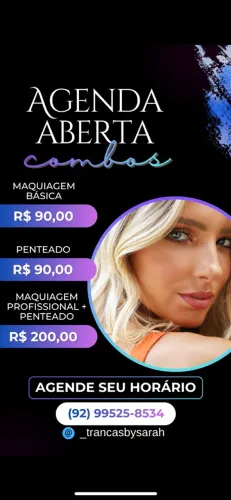 Combo de Makeup e Cabelo