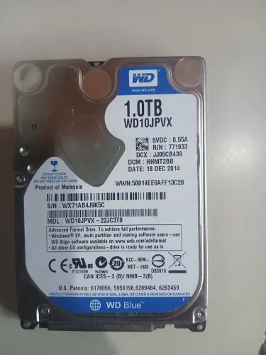 HD WD Blue 1TB 2.5" SATA