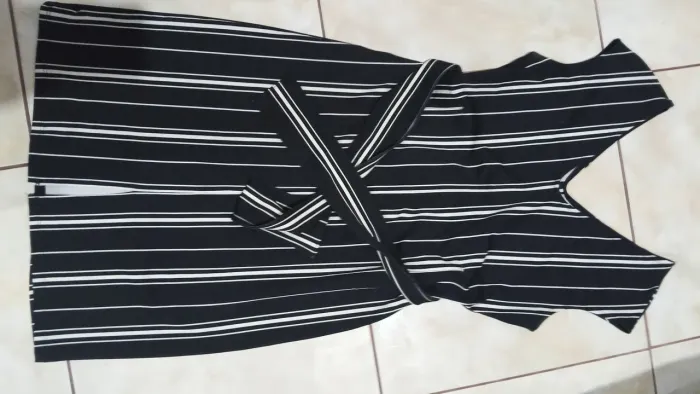 Vestido de listras