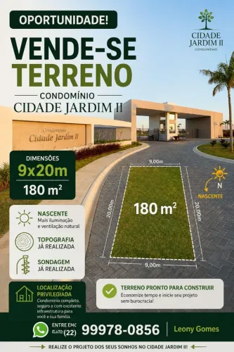 Terreno em Condomínio Cidade Jardim II