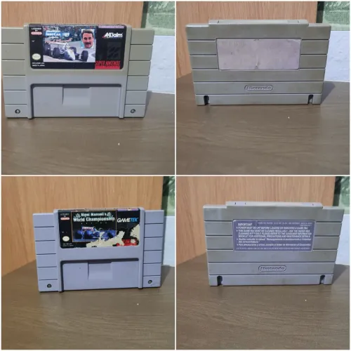 Fita nigel Mansell Championship e ind car originais super Nintendo