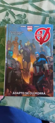 hq Marvel hq Nova Marvel Novos Vingadores: Um mundo perfeito e Hq Nova Marvel Os Vingadore