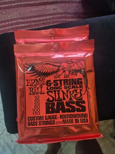 Encordoamento ernie ball contrabaixo 6 cordas