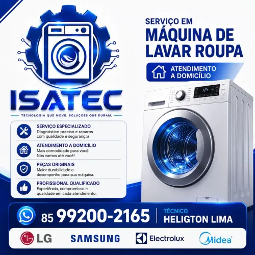 Conserto de máquina lava e seca especializada