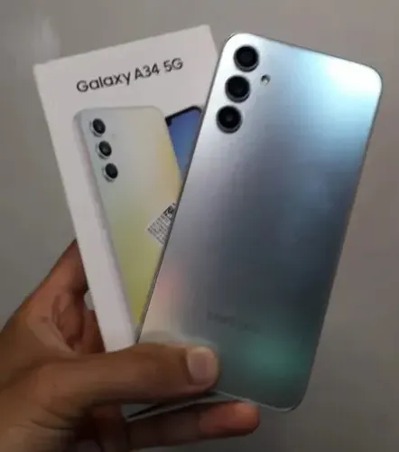 Samsung Galaxy A34 5G 128 Gb em perfeito estado embalagem original