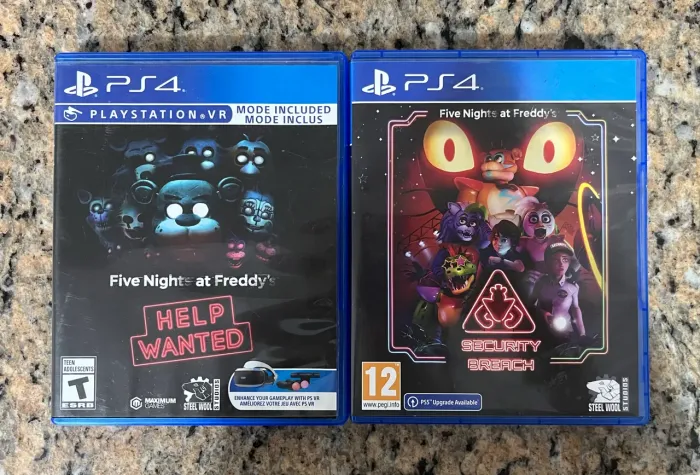 Coleção jogos The Five Night at Freddy's para Ps4