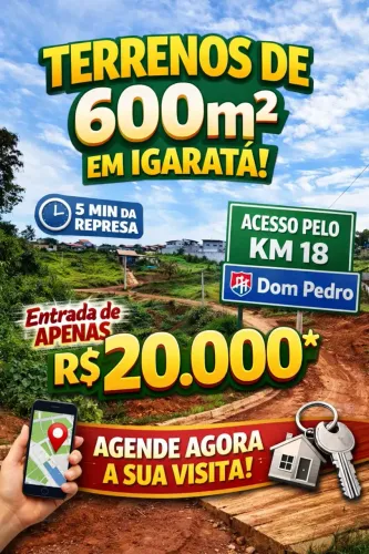 Acesso fácil Dom Pedro KM 18 | Terrenos à venda!