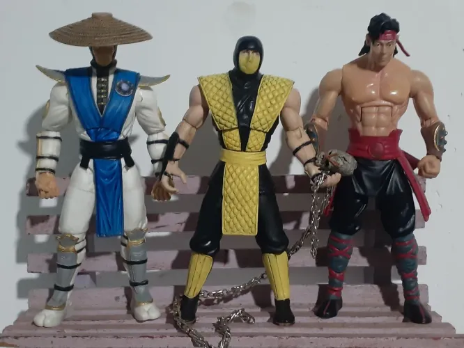 KIT 3 Bonecos Mortal Kombat Jazwares