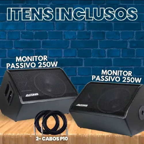 Caixa de Som Passiva 500w 12 polegadas