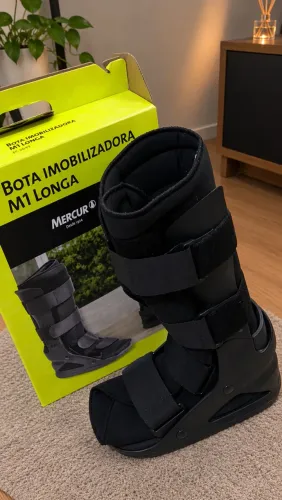 Bota Imobilizadora Mercur M1 Longa - Preta