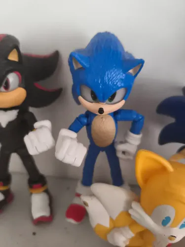 Boneco Sonic original action figure Sonic o filme
