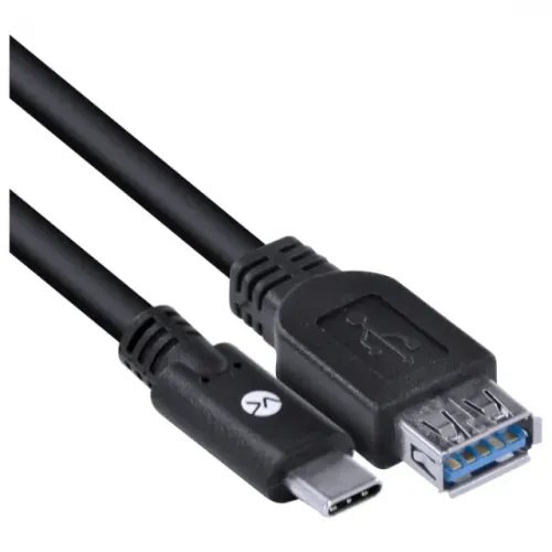 Cabo Extensor Usb Tipo C Para Usb-a Fêmea Vinik 2m Preto