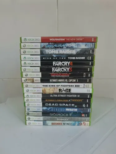 LOTE DE JOGOS XBOX 360