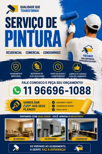 Pintor, Pintura reforma e acabamento!