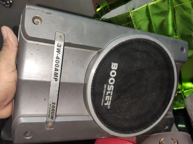 Caixa Amplificada Slim Booster Com Sub Woofer 8 2000w S160 ...