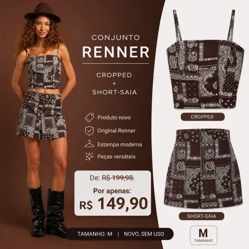 Conjunto Renner viscolinho