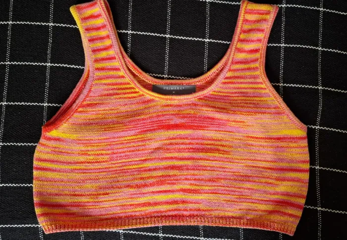 Crochet Primark Europa listrado M novo