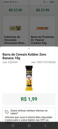Barra de cereais