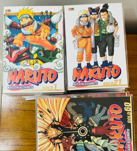 Naruto Gold Relançamento 1 ao 60 + Gaiden