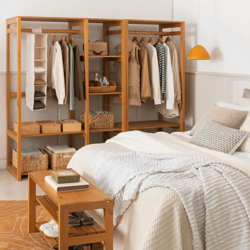 Guarda Roupa Aberto Tok e Stok Linha Palete - Novo - Entrega e Montagem Gratis