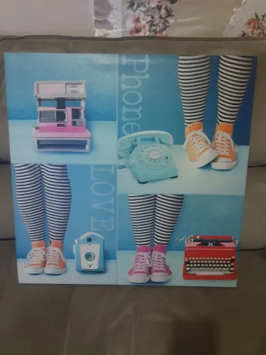 Quadro vintage 60 x 60 cm