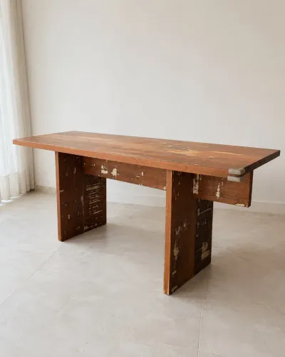 Mesa madeira maciça 1,80