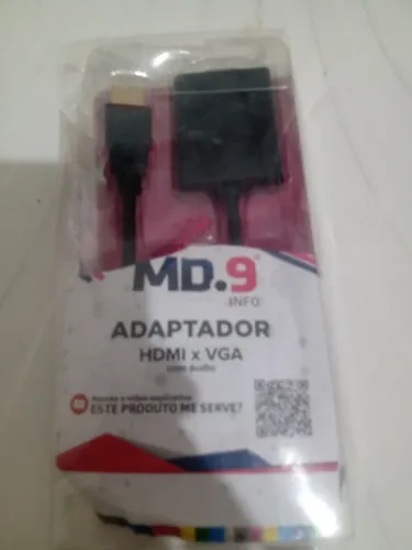 Adaptador HDMI VGA com audio  MD.9