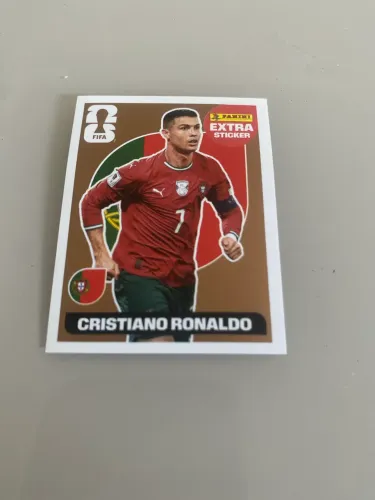 Figurinha Cristiano Ronaldo Bronze