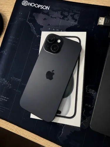 iPhone 15 256 GB Preto Fosco