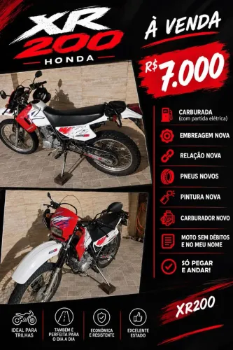 Honda XR200R RARIDADE