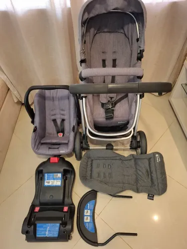 Carrinho e Bebê conforto Travel System Infanti Epic Lite Trio (3 em 1)
